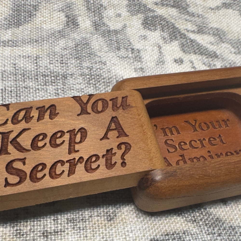 Wooden Secret Message Box - Picture 3 of 11